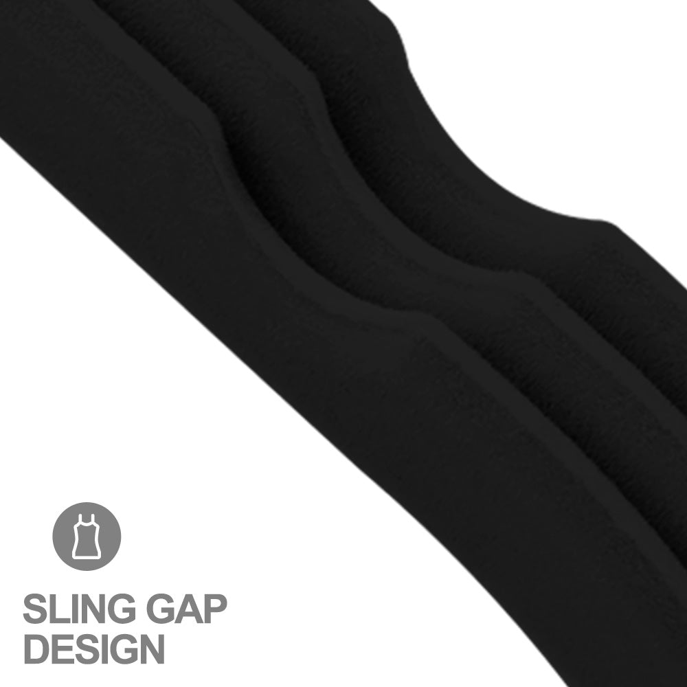 Sinfoo Space Saving Velvet Ultra Thin Velvet Hangers Sinfoo Plastic