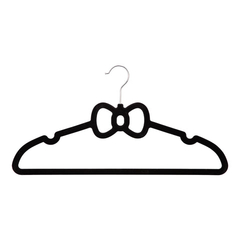 Sinfoo Custom Non Slip Cute Bowknot Shape Clothes Velvet Hangers - Sinfoo Custom Non Slip Cute Bowknot Shape Clothes Velvet Hangers