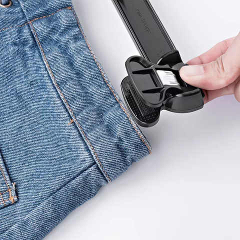 Sinfoo Black Plastic Pants Trouser Clip Hangers - Sinfoo Black Plastic Pants Trouser Clip Hangers