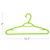 Sinfoo Heavy Duty Clothing Shop Coat Plastic Green Hangers - Sinfoo Heavy Duty Clothing Shop Coat Plastic Green Hangers