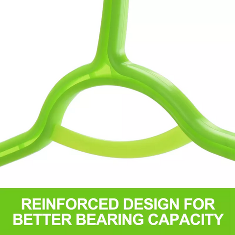 Sinfoo Heavy Duty Clothing Shop Coat Plastic Green Hangers - Sinfoo Heavy Duty Clothing Shop Coat Plastic Green Hangers