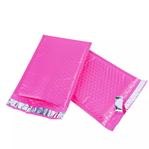 Sinfoo 6x10 inch Custom Pink Poly Bubble Mailer Bag - Sinfoo 6x10 inch Custom Pink Poly Bubble Mailer Bag