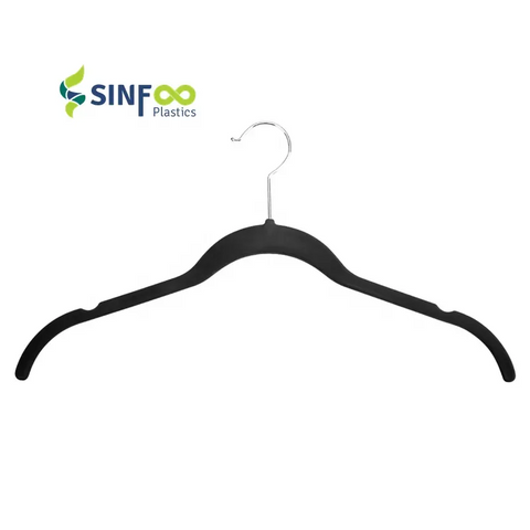 Sinfoo Closet Black Velvet Shirt Dress Cloth Hangers - Sinfoo Closet Black Velvet Shirt Dress Cloth Hangers