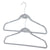  - Sinfoo Space Saving Grey Plastic Velvet Hanger