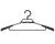  - 14" Plastic Coat Hanger with Adjustable Shoulder