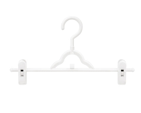  - 14" Plastic Pants Hanger with Clips
