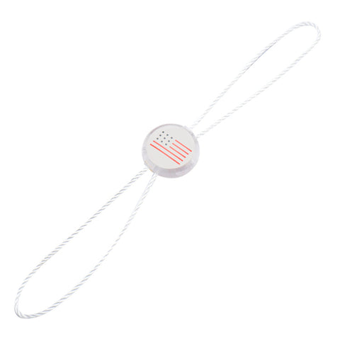  - Custom Clothing Plastic Round Label Hang Tag Seal String