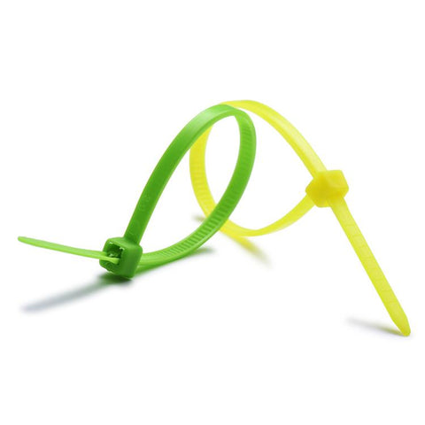  - Sinfoo 5.1 x 200mm Heavy Duty Colorful Self-locking Green Nylon Cable Ties