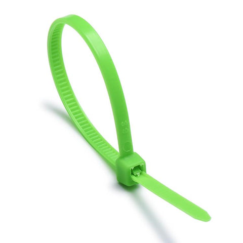  - Sinfoo 5.1 x 200mm Heavy Duty Colorful Self-locking Green Nylon Cable Ties