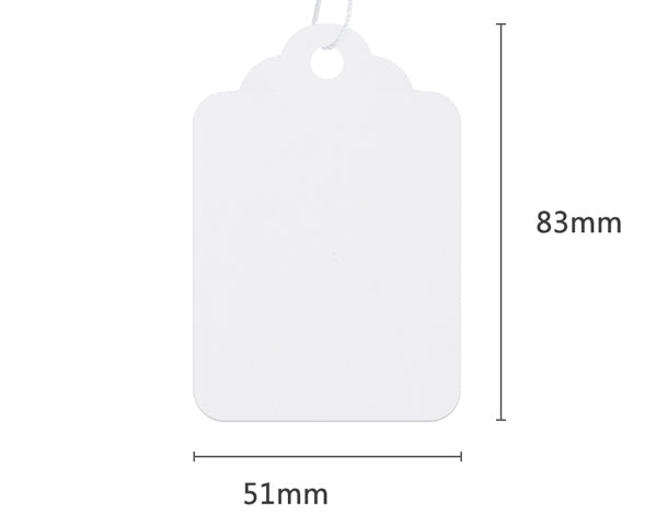 Sinfoo White Paper Price Tag | Sinfoo Plastic Manufacture