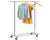 gd003 rolling clothing rack front view