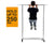load bearing of gd003 rolling clothing rack