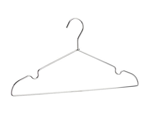 metal wire hanger side view