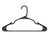 th002 plastic clothes hanger front view